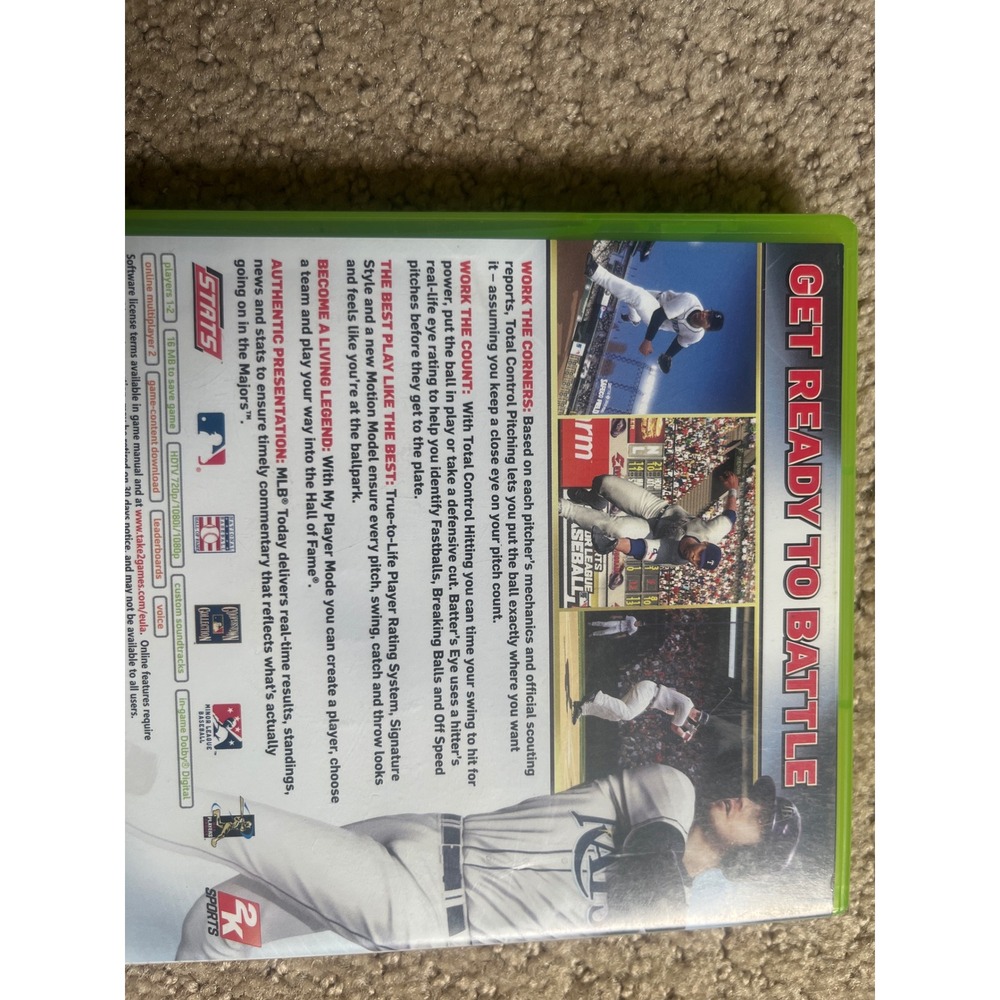Major‎ League Baseball 2K10 MLB 2K10 Xbox 360 Complete Evan Longoria C - Picture 4 of 4